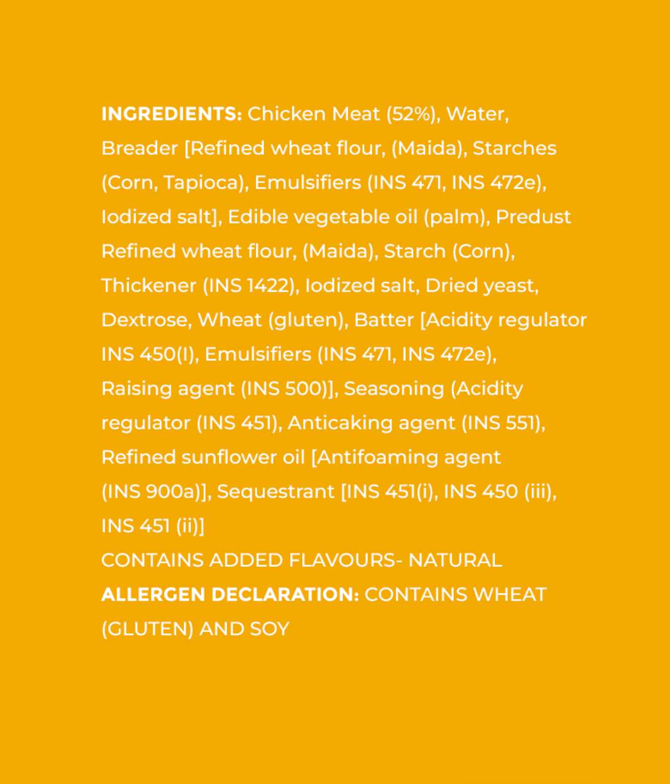 Premium Chicken Nuggets Nutrich