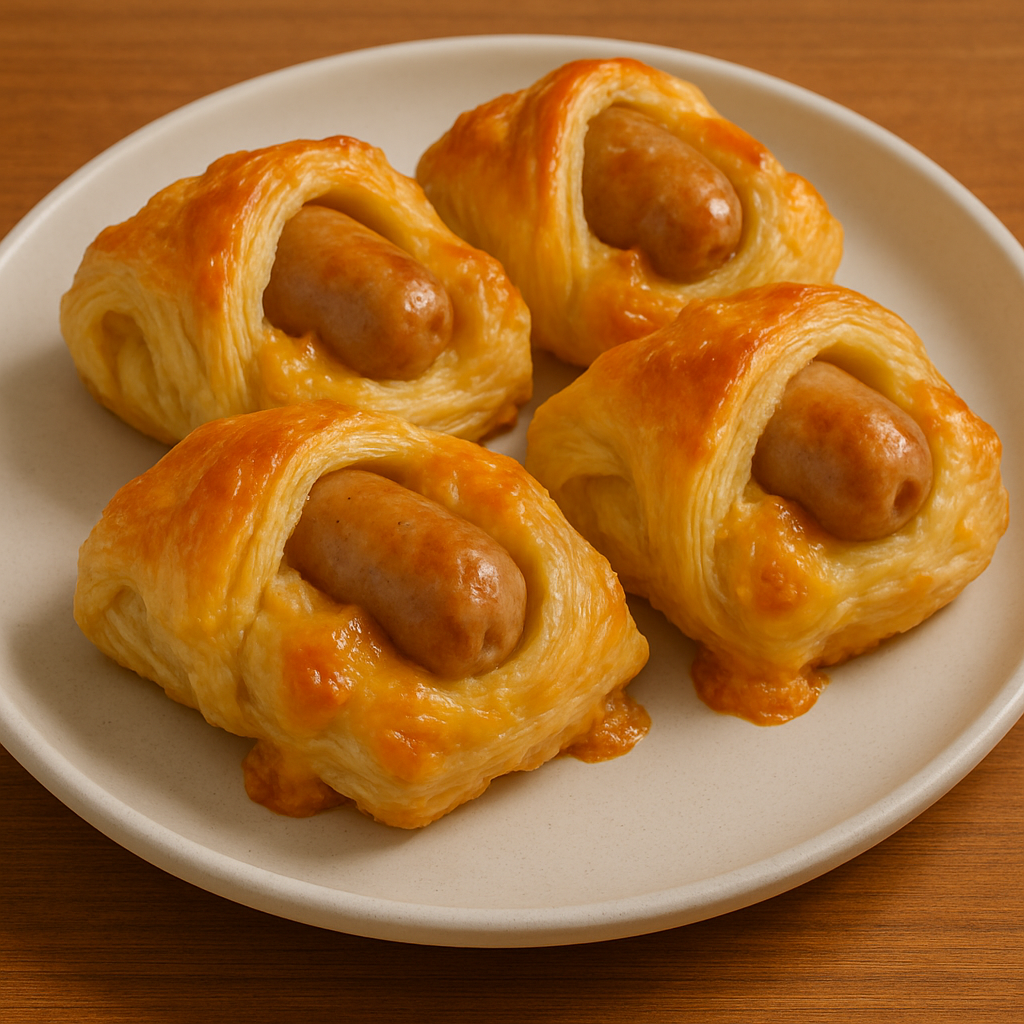 Cheesy Chicken Sausage Puffs
