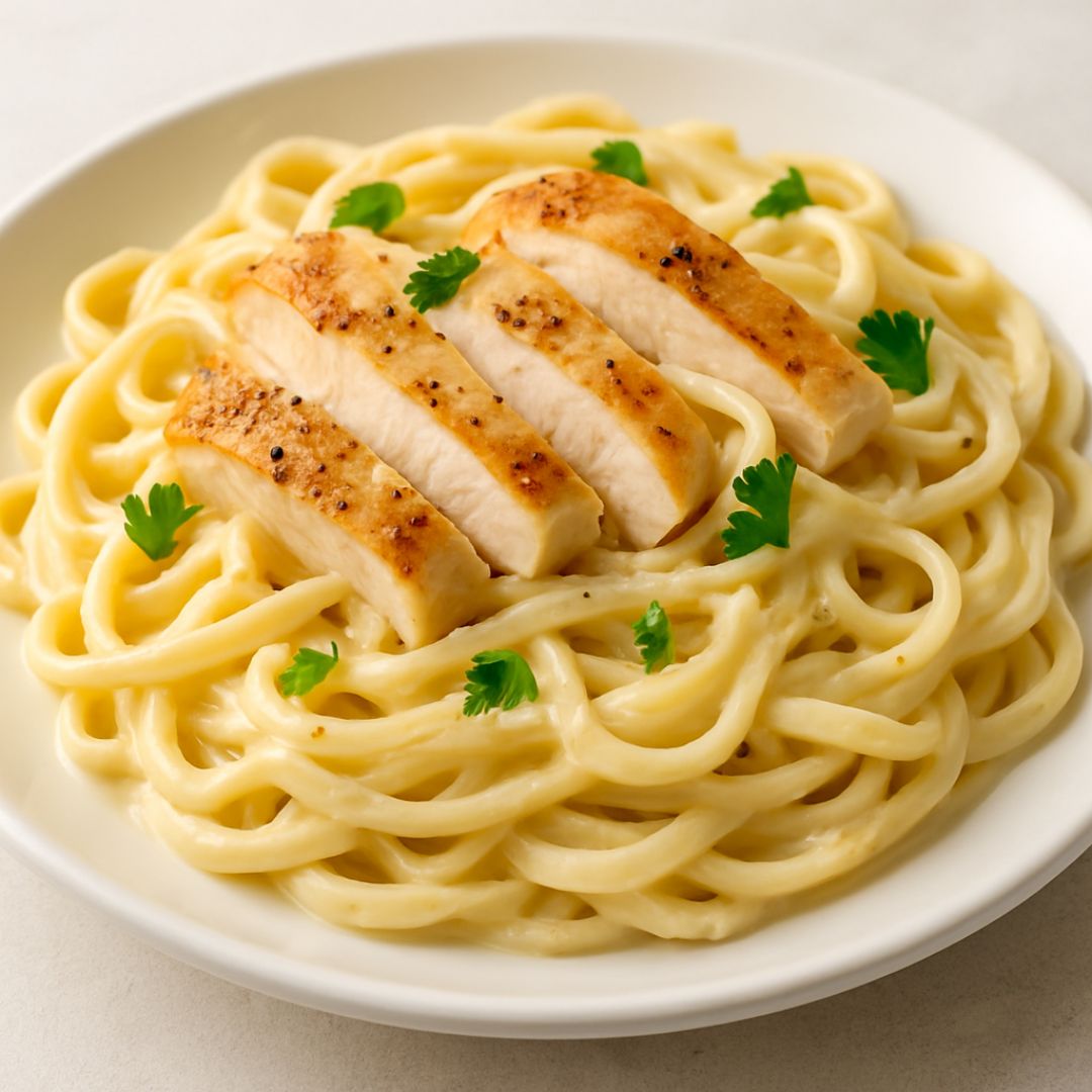 Creamy Chicken Alfredo Pasta